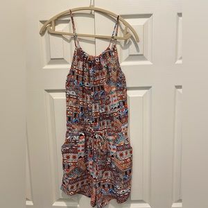 Printed romper